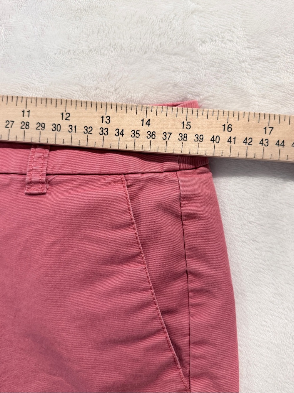 J.Crew Women’s Faded Red Chino Bermuda Shorts Size 6 Stretch - Picture 5 of 9
